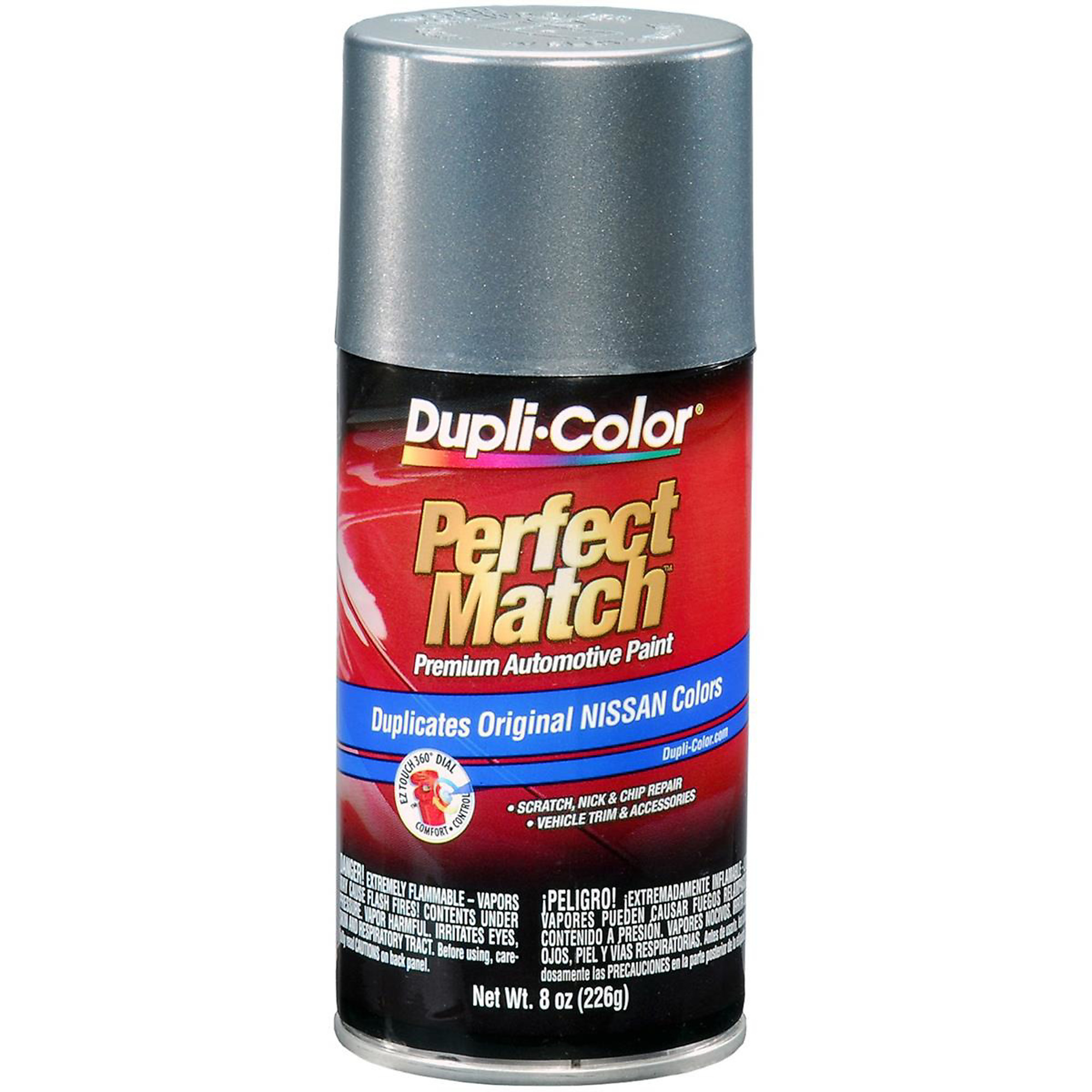 Krylon Precision Automotive Paint — Gray, EZ Touch 360 Degree Nozzle, Model# DUPBNS0604
